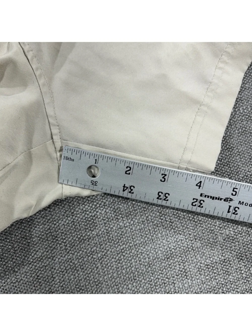 RBX Men's Light Beige Athletic Shorts with Black Trim